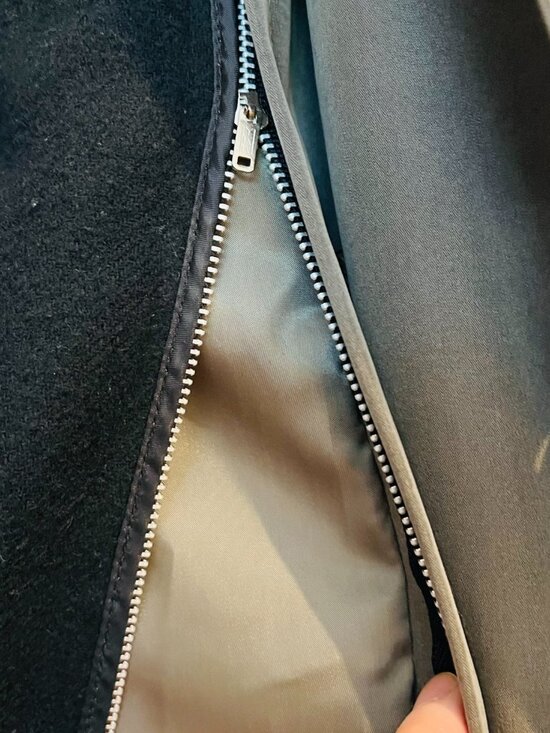 Jones New York Jacket Womens Double Breasted Button Up Trench Coat Size L / 12 P - Picture 15 of 16